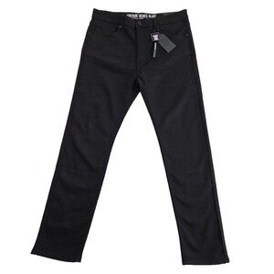 Vintage Genes Black Jeans Men's 36x32 Black French Terry Denim Stretch NWT NEW